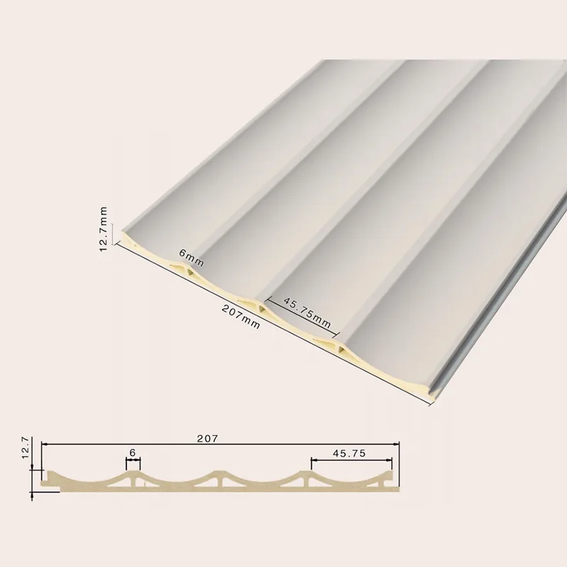 207 Κοίλο χωνευτό αυλωτό πάνελ 4 πλέγματος